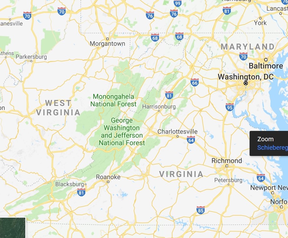 George Washington National Forest,&nbsp;Virginia